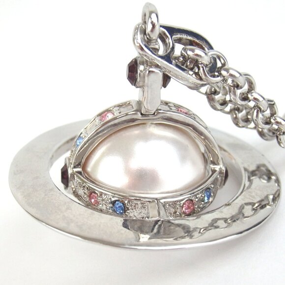 Authentic Vivienne Westwood Orb Long Necklace metal [Used] - Picture 4 of 15